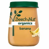 Beech-Nut® Organics Banana Stage 2 Baby Food Jar Perspective: Main