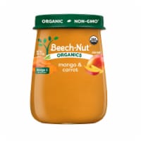 Beech-Nut® Organics Stage 2 Mango & Carrot Baby Food Jar Perspective: Main