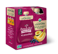 Beech-Nut Coldpuree Organic Banana Blueberry & Avocado Pouches Perspective: Main
