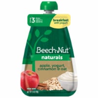 Beech-Nut® Naturals Stage 3 Apple Yogurt Cinnamon & Oat Baby Food Pouch Perspective: Main