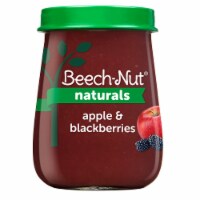 Beech-Nut Naturals Apple & Blackberries Stage 2 Baby Food Perspective: Main