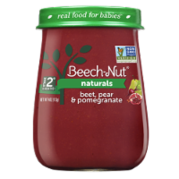Beech-Nut® Naturals Stage 2 Beet Pear & Pomegranate Baby Food Perspective: Main