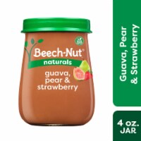 Beech-Nut® Naturals Stage 2 Guava Pear & Strawberries Baby Food Jar Perspective: Main
