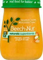 Beech-Nut® Naturals Superblends Stage 3 Mango Carrot Yogurt & Oat Baby Food