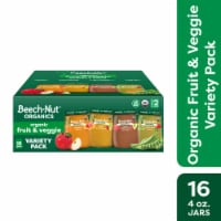 Beech-Nut Organics Stage 2 Baby Food Variety Pack, Fruit & Vegetable Perspective: Main