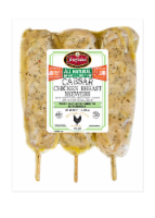 Ceasar Marinated Chicken Breast on a skewer Perspective: Main