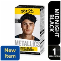 got2b® Metallics Long Lasting Hair Coloring Kit - Midnight Black Perspective: Main
