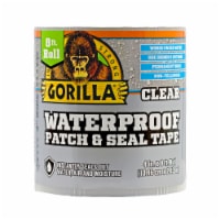 Gorilla 4 In. x 8 Ft. Waterproof Patch & Seal Repair Tape, Clear 107261