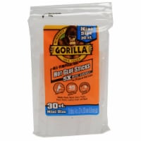 Gorilla High-Temp Mini Glue Sticks 30/Pkg-.27 X4