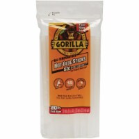 Gorilla 8 In. Standard Clear Hot Melt Glue (20-Pack) 3032002