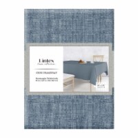 Lintex Cece Chambray Rectangle Tablecloth - Indigo Perspective: Main