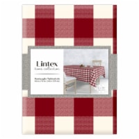 Lintex Montana Plaid Rectangle Tablecloth - Red Perspective: Main