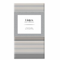 Lintex Jameison Striped Cloth Napkins - Grey