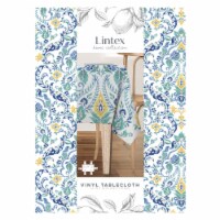Lintex Laura Floral Vinyl Rectangle Tablecloth