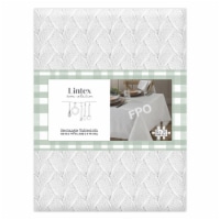 Lintex Home Collection Rectangle Anais Tablecloth - White Perspective: Main