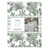 Lintex Home Collection Rectangle Ferns Vinyl Tablecloth Perspective: Main