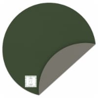 Lintex Home Collection Gillian Reversible Faux Leather Placemat - Green Perspective: Main