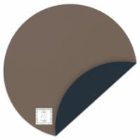 Lintex Gillian Reversible Faux Leather Placemat - Brown Perspective: Main