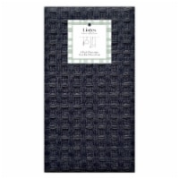 Lintex Chloe Waffle 4 Pack Napkins - Navy Perspective: Main