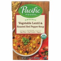Pacific Foods™ Organic Vegetable Lentil & Roasted Red Pepper Soup Perspective: Main
