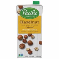 Pacific Foods™ Unsweetened Original Hazelnut Plant-Based Beverage Perspective: Main