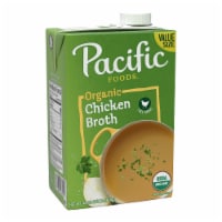 Pacific Foods® Organic Free Range Chicken Broth Perspective: Main