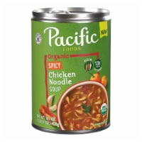 Pacific Foods Organic Spicy Chicken Noodle Soup Perspective: Main