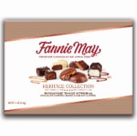 Fannie May Heritage Assortments Premium Chocolate Candy Box Perspective: Main