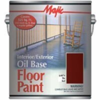 Majic Paints 8-0076-1 1 Gallon Tile Red Interior & Exterior Oil Base Floor Paint