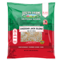 Joseph Farms® Cheddar Jack Blend Shredded Cheese Perspective: Main