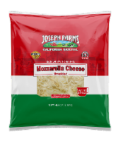 Joseph Farms® Mozzarella Shredded Cheese Perspective: Main