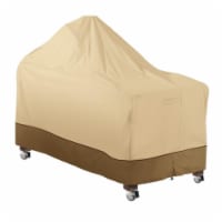 Classic Accessories 55-410-011501-00 Veranda Ceramic Grill Cover With Offset Table, Large