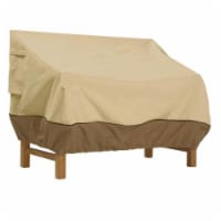 Classic Accessories 55-649-021501-00 Veranda Small Deep Sofa Loveseat Cover Pebble - Small