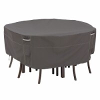 Classic Accessories 55-778-055101-EC Ravenna Round Patio Table & Chair Set Cover, Extra Large