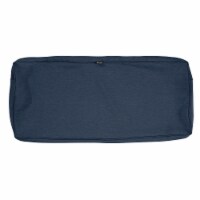 Classic Accessories 60-137-015501-RT Montlake Fadesafe Rectangle Bench Cushion Cover - Heathe