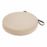 Classic Accessories 62-002-BEIGE-EC Montlake Fade Safe Antique Beige Round Outdoor Seat Cushi
