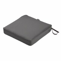 Classic Accessories 62-010-LCHARC-EC Montlake FadeSafe Square Patio Dining Seat Cushion - Cha