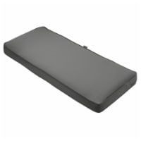 Classic Accessories 62-014-LCHARC-EC Montlake Bench Cushion Foam And Slip Cover, Light Charco
