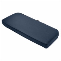 Classic Accessories 62-016-INDIGO-EC Montlake Bench Contoured Cushion Foam And Slip Cover, He