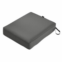 Classic Accessories 62-021-LCHARC-EC Montlake Rectangular Patio Lounge Seat Cushion, Charcoal