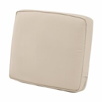 Classic Accessories 62-025-BEIGE-EC Montlake FadeSafe Patio Lounge Back Cushion, Antique Beig