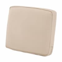 Classic Accessories 62-028-BEIGE-EC Montlake FadeSafe Patio Lounge Back Cushion, Antique Beig