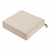 Classic Accessories 62-035-BEIGE-EC 5 x 21 x 21 in. Seat Cushion Combo - Beige