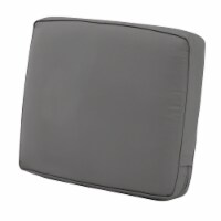 Classic Accessories 62-047-LCHARC-EC 4 x 19 x 20 in. Back Cushion Combo - Charcoal