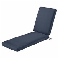 Classic Accessories 62-029-INDIGO-EC 3 x 80 x 26 in. Seat Cushion Combo - Indigo