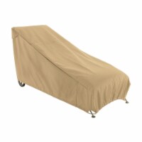 Classic Accessories 55-990-042001-EC 6CS Chaise Lounge Cover Sand - Large