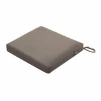 Classic Accessories 62-009-TAUPE-EC Ravenna Seat Rectangle Cushion Combo, Dark Taupe - 21 x 1