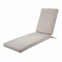 Classic Accessories 62-001-MUSHRM-EC Ravenna Chaise Lounge Cushion Combo, Mushroom - 72 x 21
