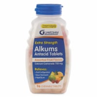Antacids: Alkums Calcium Carbonate Antacid, 750 mg Chewable Tablet, 96/Bottle