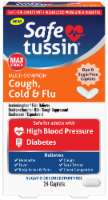 Safetussin® Max Strength Mulit-Symptom Cough Cold & Flu Caplets Perspective: Main